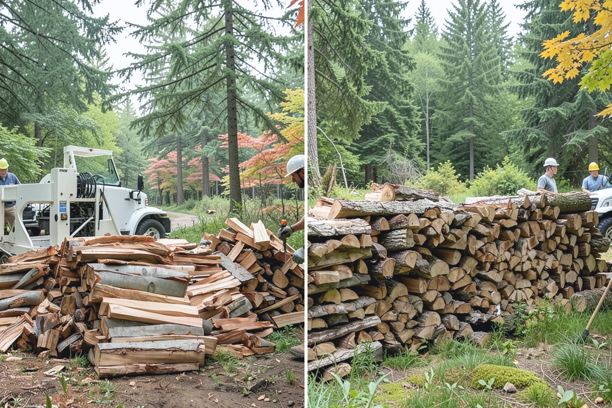 Indoor Firewood Stocking in Marysville, Snohomish County, WA - Choose an indoor rack or hearth location
