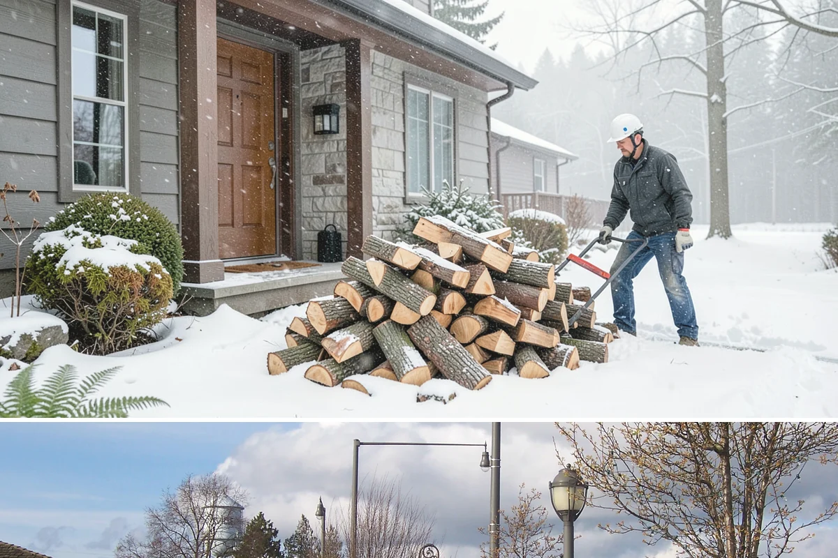 Indoor Firewood Stocking in Marysville, Snohomish County, WA - Keep an indoor supply stocked through fall and winter when you burn most often.