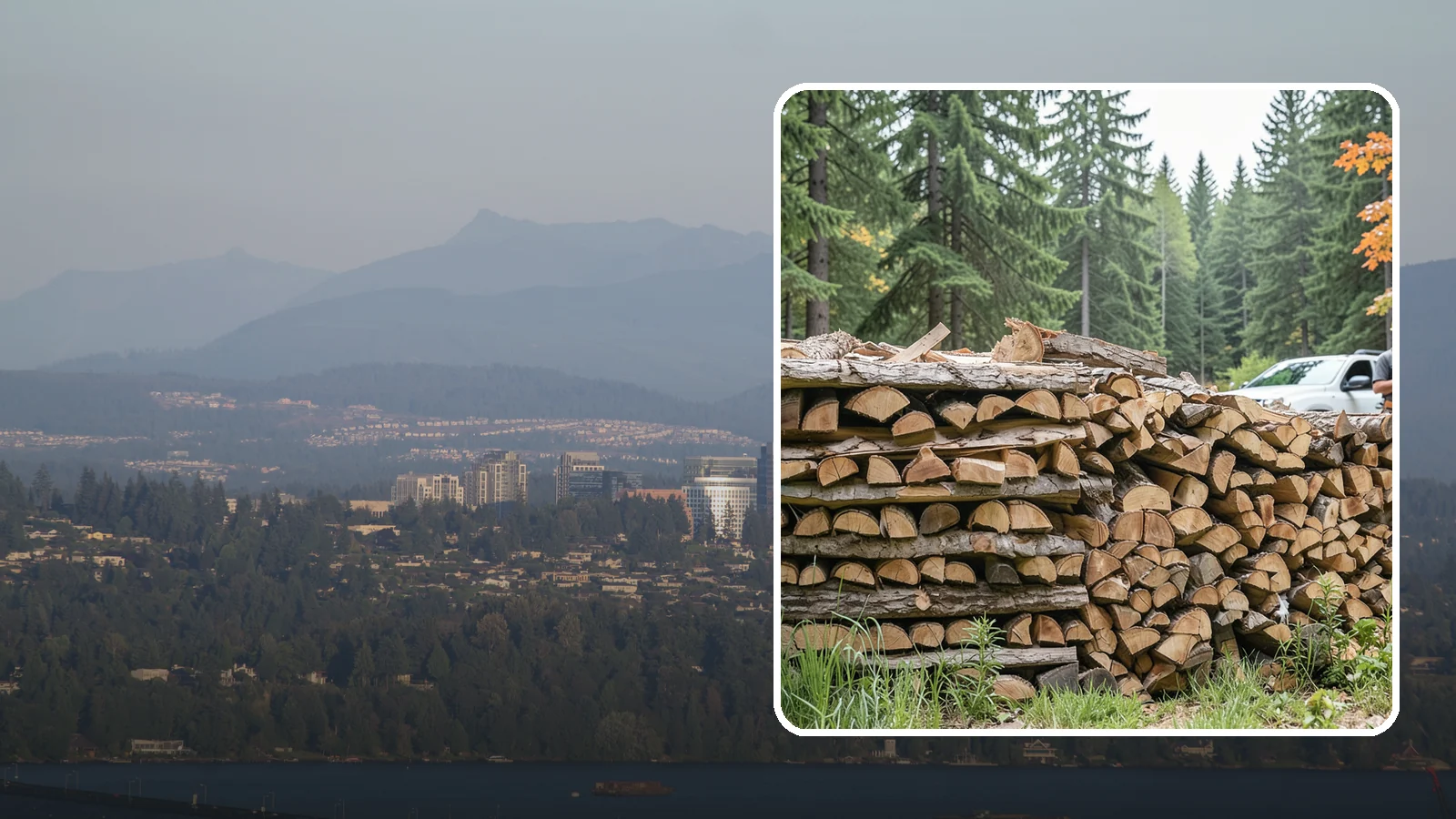 Indoor Firewood Stocking in Medina, King County, WA - We keep a tidy indoor supply of firewood stocked near your stove or fireplace so a dry load is always within arm's reach.