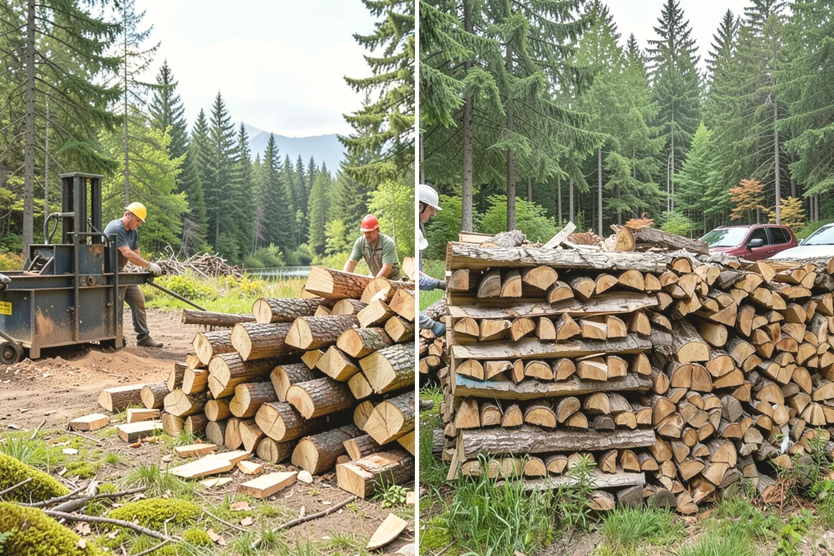 Indoor Firewood Stocking in Mercer Island, King County, WA - Choose an indoor rack or hearth location