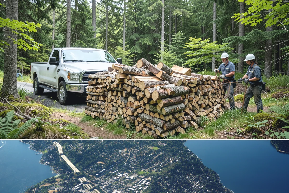 Indoor Firewood Stocking in Mercer Island, King County, WA - Keep an indoor supply stocked through fall and winter when you burn most often.
