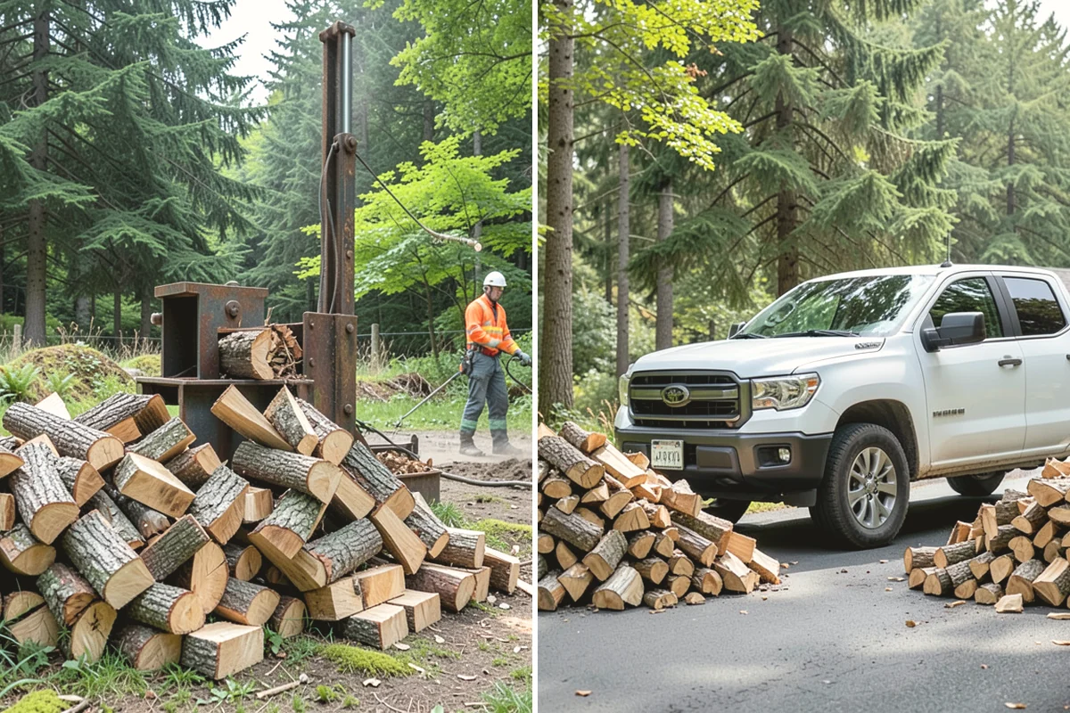 Indoor Firewood Stocking in Mill Creek, Snohomish County, WA - Choose an indoor rack or hearth location