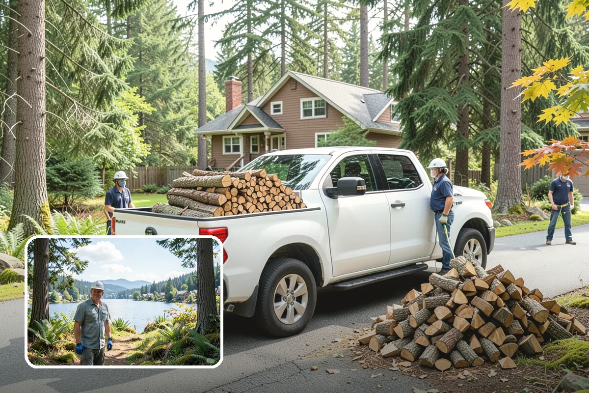 Indoor Firewood Stocking in Milton, King County, WA - Dry, ready wood always waiting by the fire