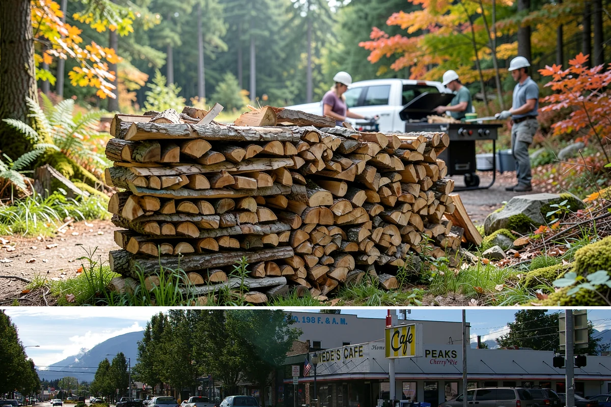 Indoor Firewood Stocking in North Bend, King County, WA - Keep an indoor supply stocked through fall and winter when you burn most often.