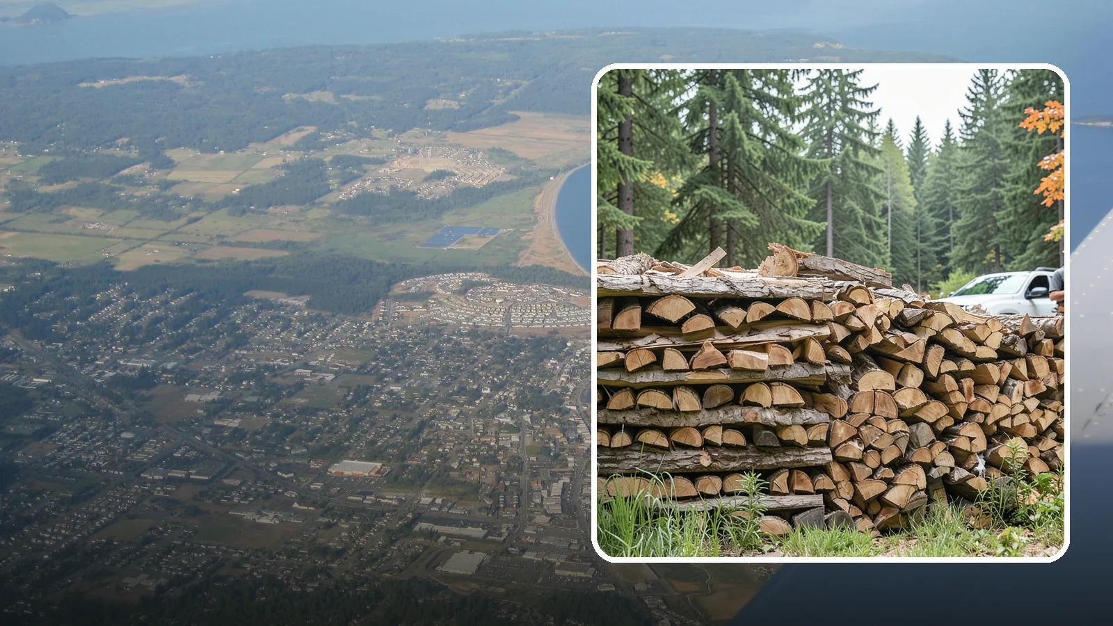 Indoor Firewood Stocking in Oak Harbor, Island County, WA - We keep a tidy indoor supply of firewood stocked near your stove or fireplace so a dry load is always within arm's reach.