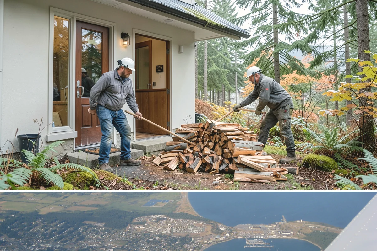 Indoor Firewood Stocking in Oak Harbor, Island County, WA - Keep an indoor supply stocked through fall and winter when you burn most often.