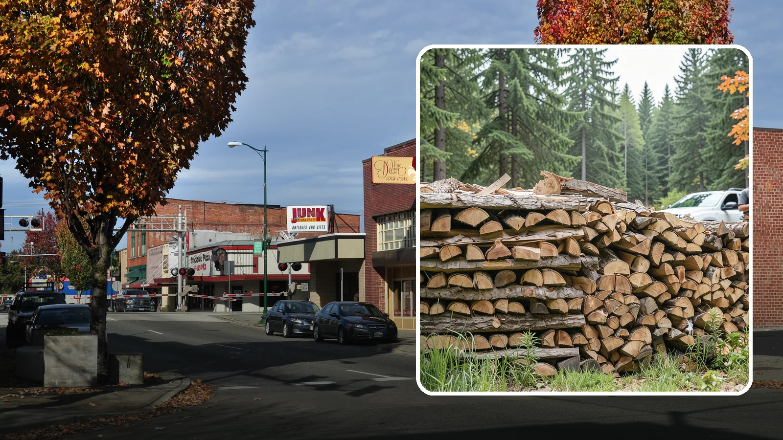 Indoor Firewood Stocking in Puyallup, Pierce County, WA - We keep a tidy indoor supply of firewood stocked near your stove or fireplace so a dry load is always within arm's reach.