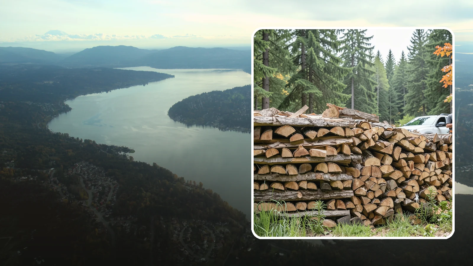 Indoor Firewood Stocking in Sammamish, King County, WA - We keep a tidy indoor supply of firewood stocked near your stove or fireplace so a dry load is always within arm's reach.