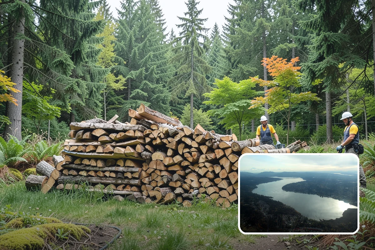 Indoor Firewood Stocking in Sammamish, King County, WA - Dry, ready wood always waiting by the fire