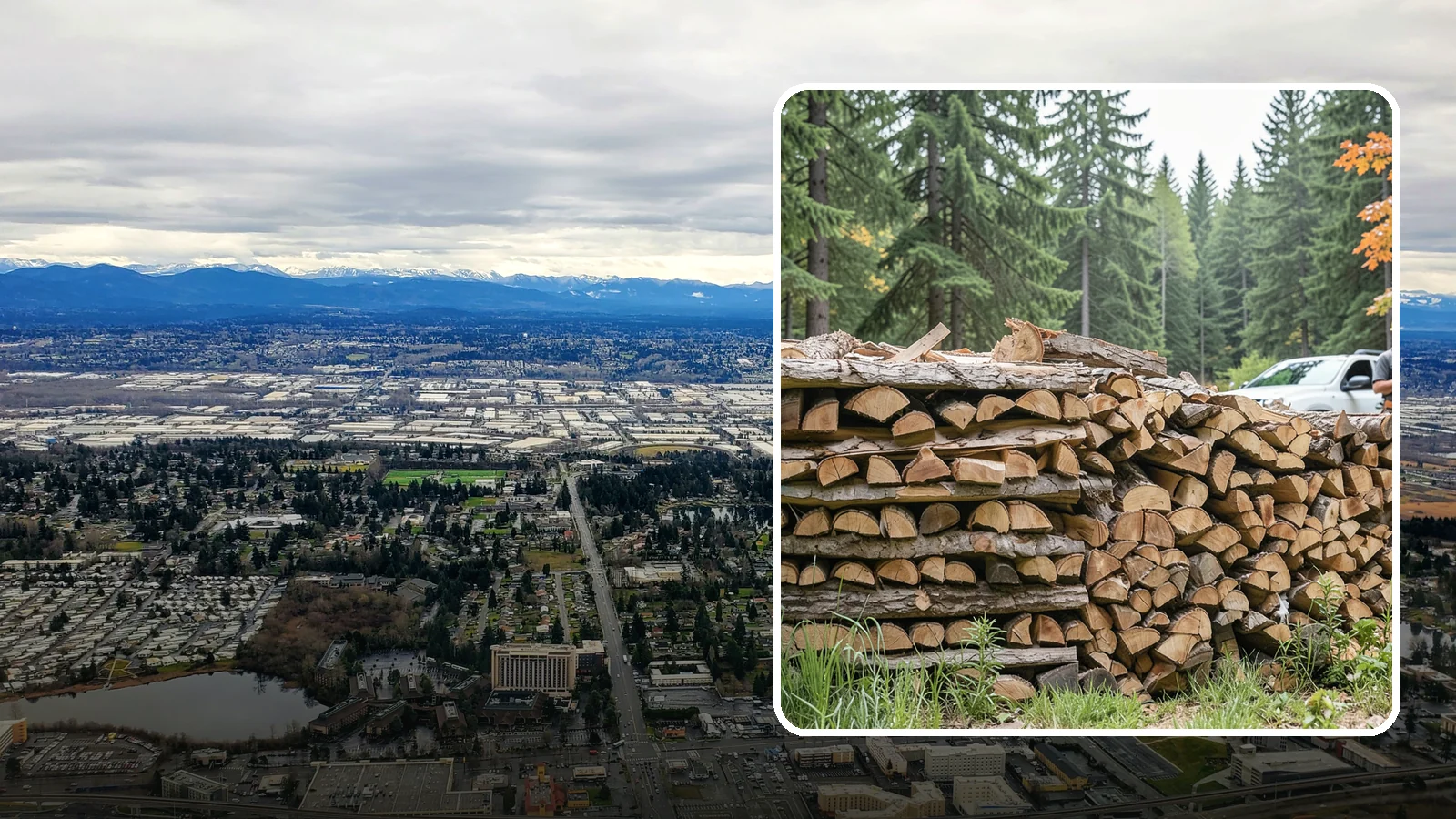 Indoor Firewood Stocking in SeaTac, WA - We keep a tidy indoor supply of firewood stocked near your stove or fireplace so a dry load is always within arm's reach.