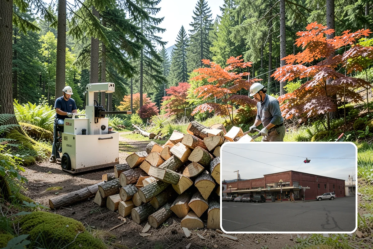 Indoor Firewood Stocking in Sedro-Woolley, Skagit County, WA - Dry, ready wood always waiting by the fire