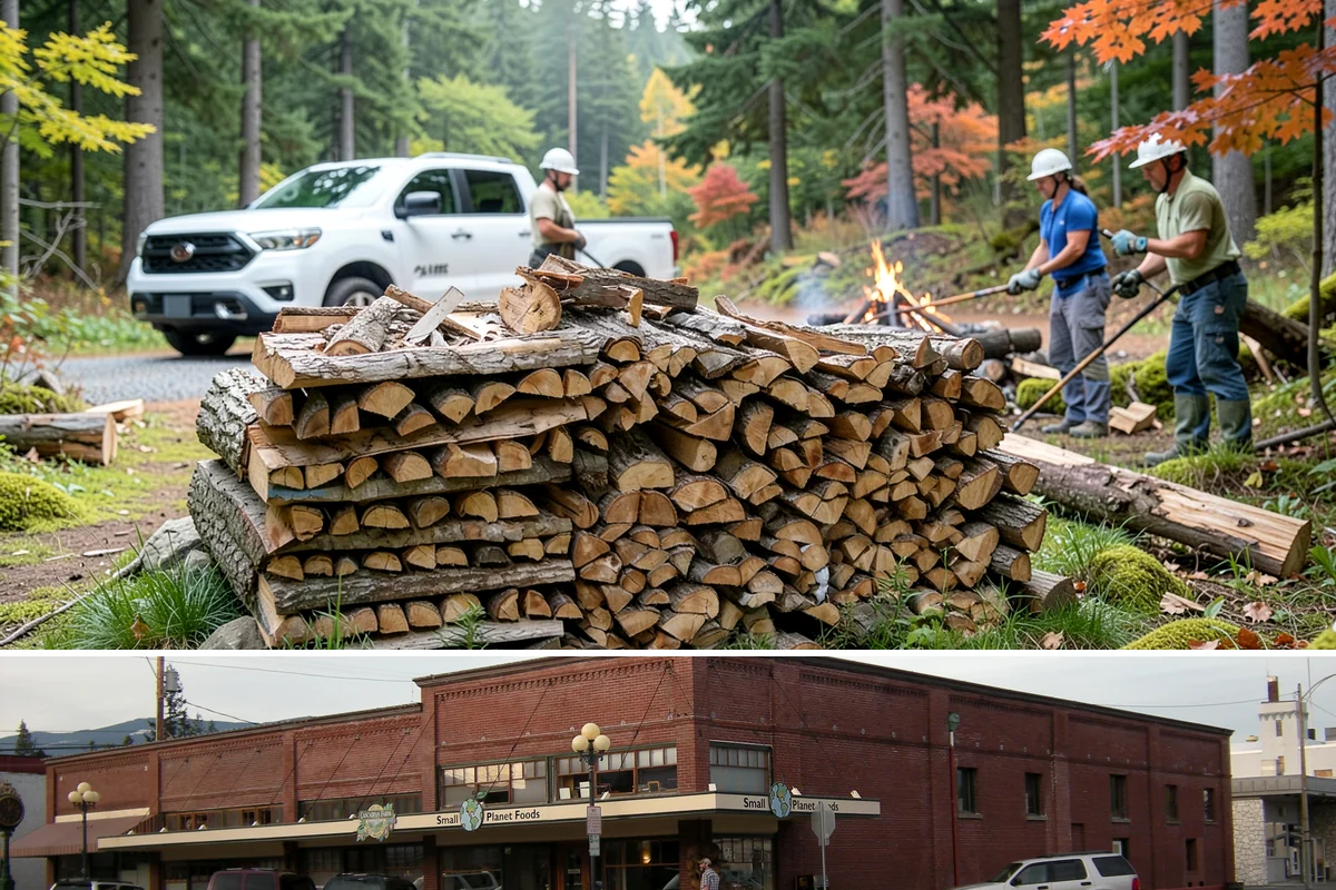 Indoor Firewood Stocking in Sedro-Woolley, Skagit County, WA - Keep an indoor supply stocked through fall and winter when you burn most often.