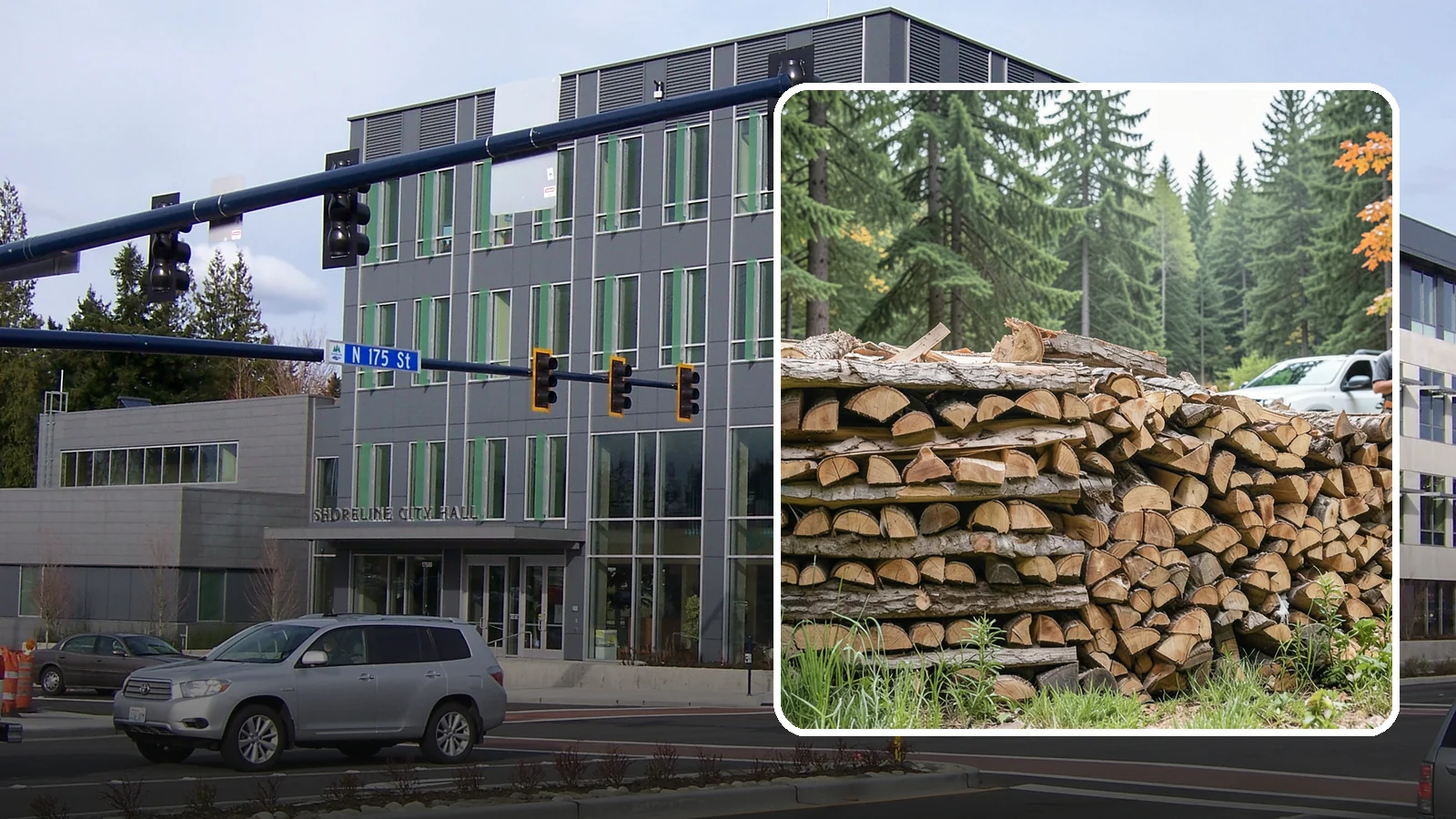 Indoor Firewood Stocking in Shoreline, King County, WA - We keep a tidy indoor supply of firewood stocked near your stove or fireplace so a dry load is always within arm's reach.