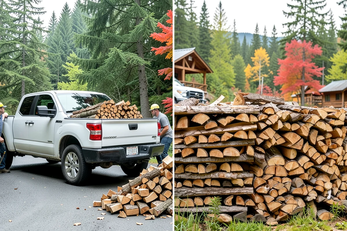 Indoor Firewood Stocking in Snoqualmie, King County, WA - Choose an indoor rack or hearth location