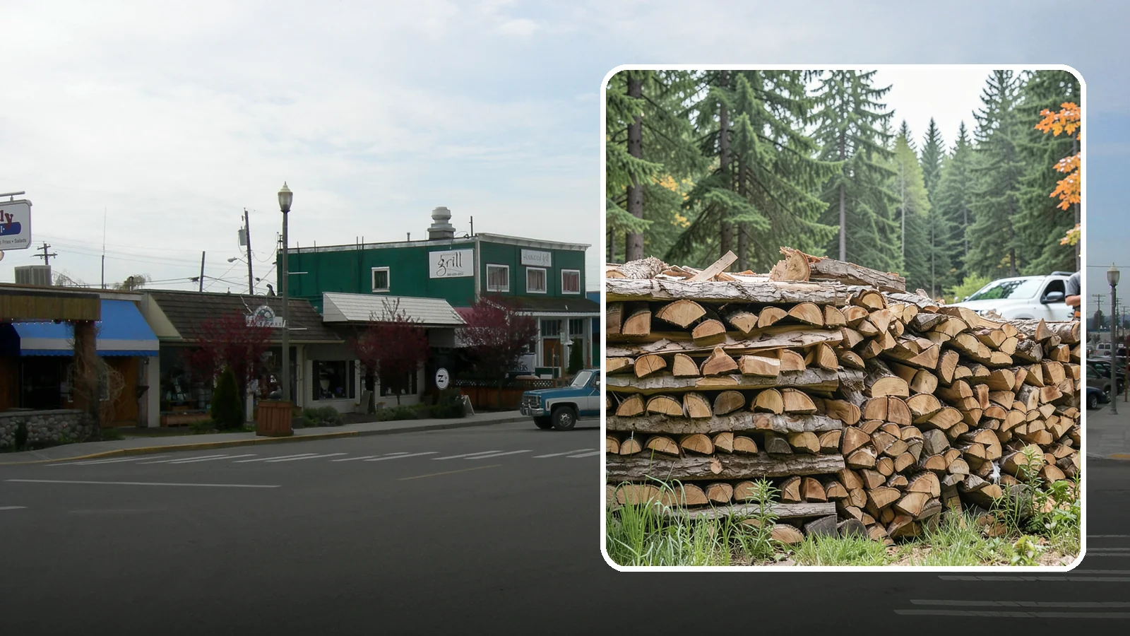 Indoor Firewood Stocking in Stanwood, Snohomish County, WA - We keep a tidy indoor supply of firewood stocked near your stove or fireplace so a dry load is always within arm's reach.