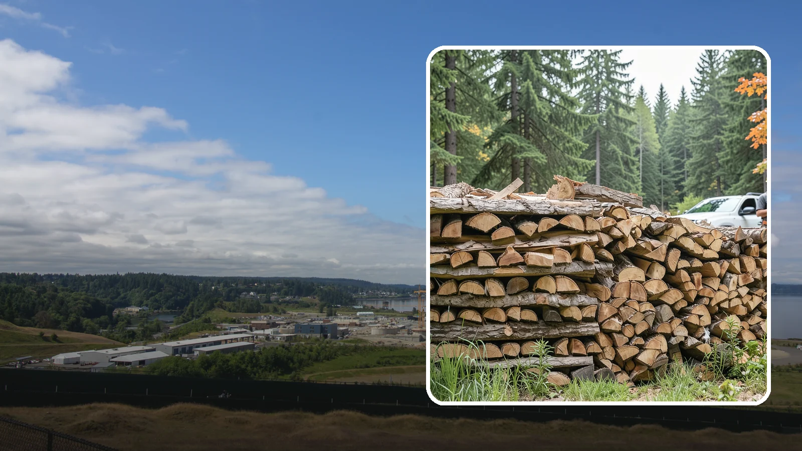 Indoor Firewood Stocking in University Place, Pierce County, WA - We keep a tidy indoor supply of firewood stocked near your stove or fireplace so a dry load is always within arm's reach.