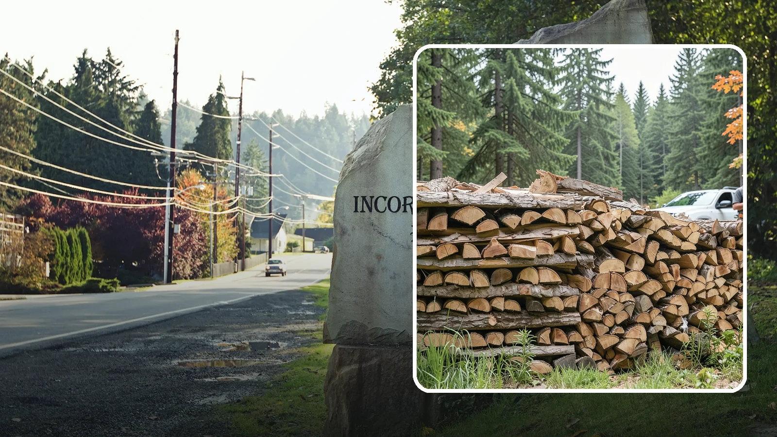 Indoor Firewood Stocking in Wilkeson, Pierce County, WA - We keep a tidy indoor supply of firewood stocked near your stove or fireplace so a dry load is always within arm's reach.