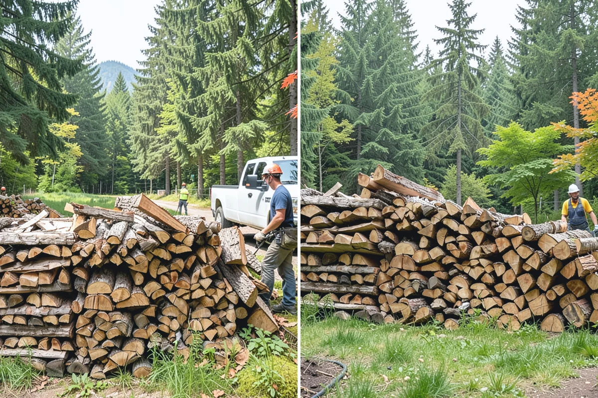 Indoor Firewood Stocking in Wilkeson, Pierce County, WA - Choose an indoor rack or hearth location
