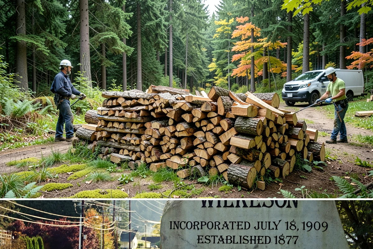 Indoor Firewood Stocking in Wilkeson, Pierce County, WA - Keep an indoor supply stocked through fall and winter when you burn most often.