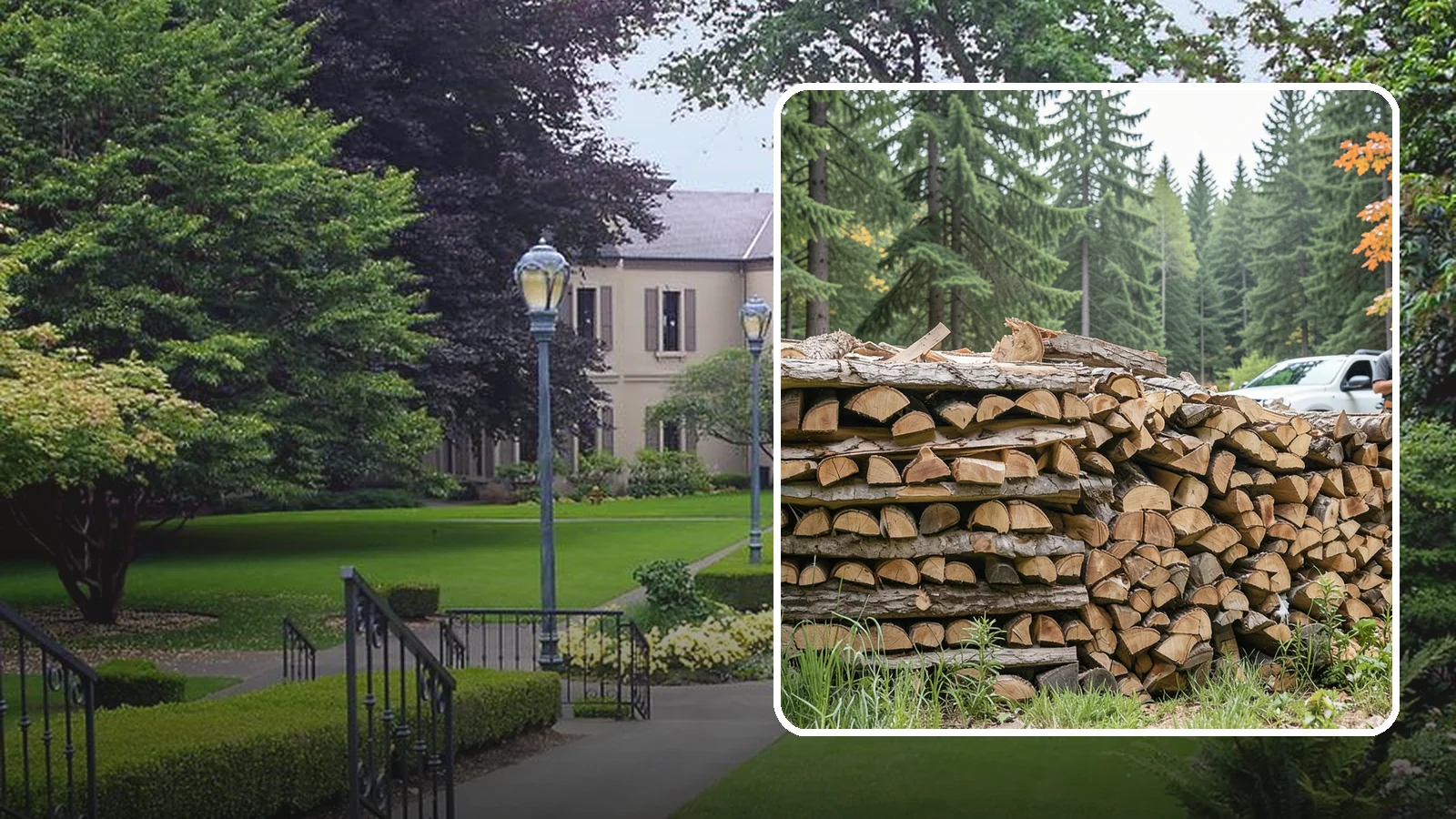 Indoor Firewood Stocking in Woodinville, King County, WA - We keep a tidy indoor supply of firewood stocked near your stove or fireplace so a dry load is always within arm's reach.