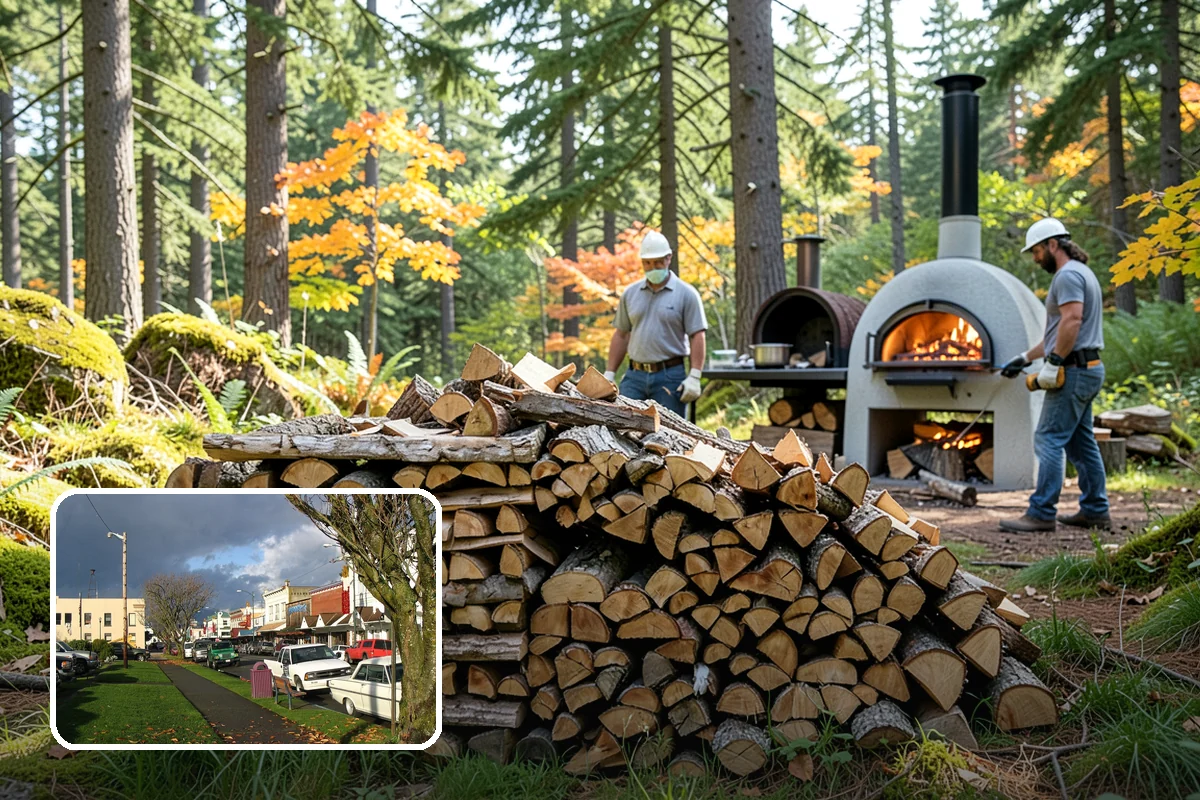 Kiln-Dried Firewood in Arlington, Snohomish County, WA - Extremely low moisture for instant, reliable lighting