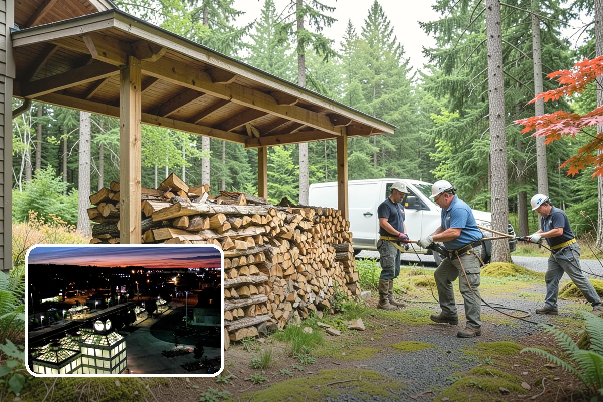 Kiln-Dried Firewood in Auburn, King County, WA - Extremely low moisture for instant, reliable lighting