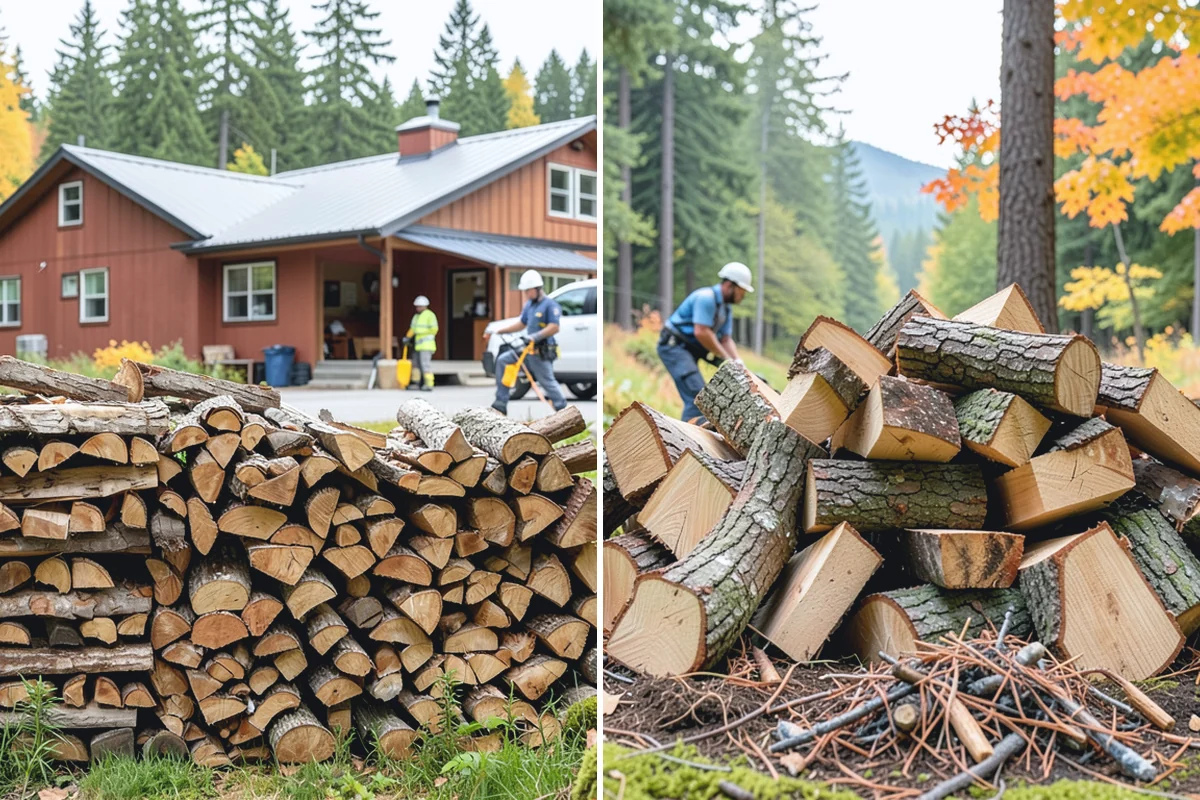 Kiln-Dried Firewood in Auburn, King County, WA - Seasoned wood is loaded into our drying kiln