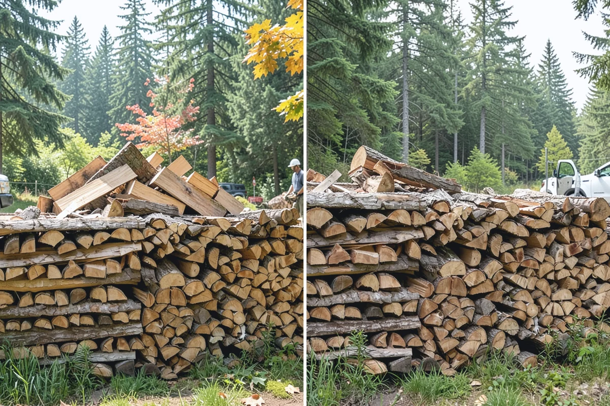 Kiln-Dried Firewood in Beaux Arts Village, King County, WA - Seasoned wood is loaded into our drying kiln