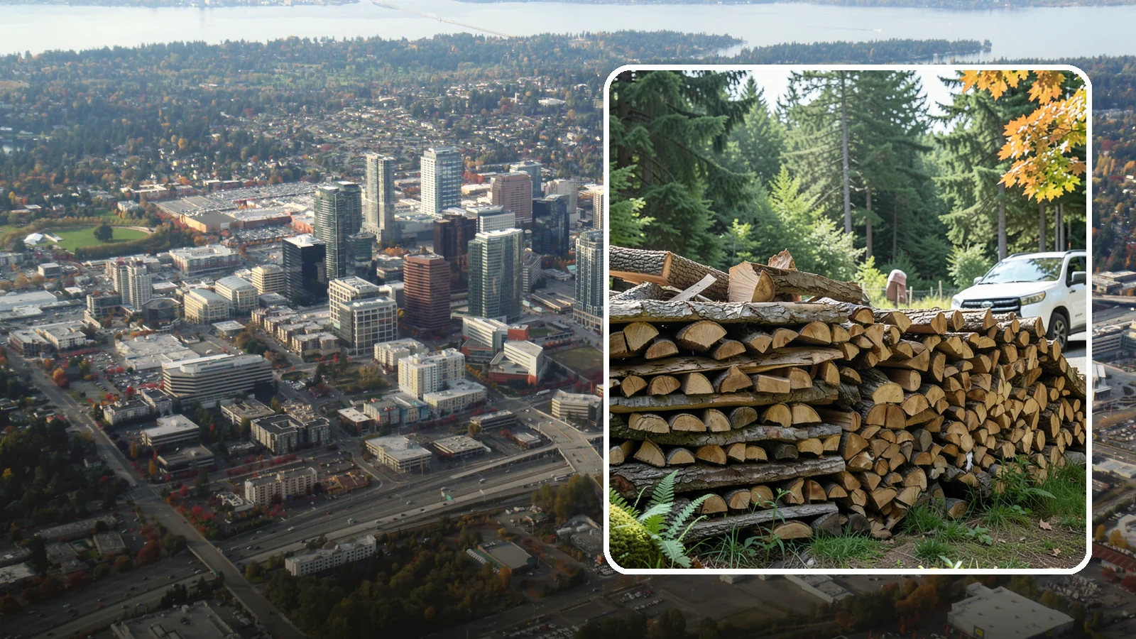 Kiln-Dried Firewood in Bellevue, King County, WA - Our kiln-dried firewood is heat-dried to a very low moisture level, so it lights instantly and burns hot even in soggy Pacific...