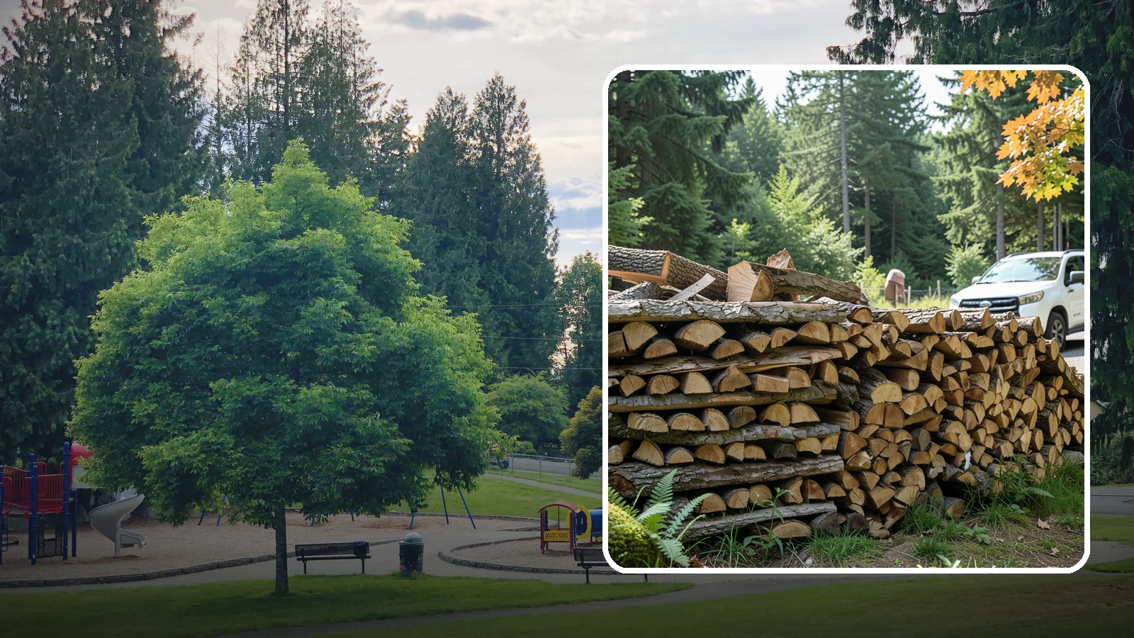Kiln-Dried Firewood in Bonney Lake, Pierce County, WA - Our kiln-dried firewood is heat-dried to a very low moisture level, so it lights instantly and burns hot even in soggy Pacific...
