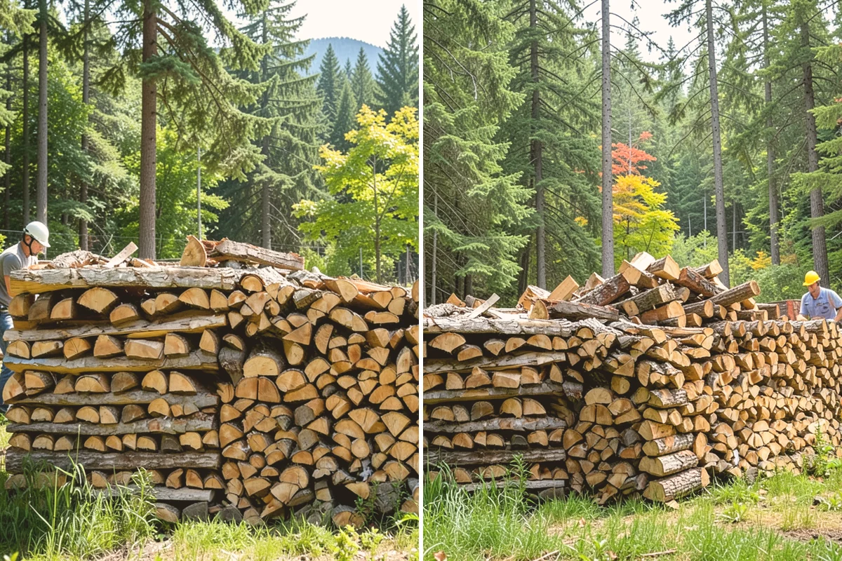 Kiln-Dried Firewood in Brier, Snohomish County, WA - Seasoned wood is loaded into our drying kiln