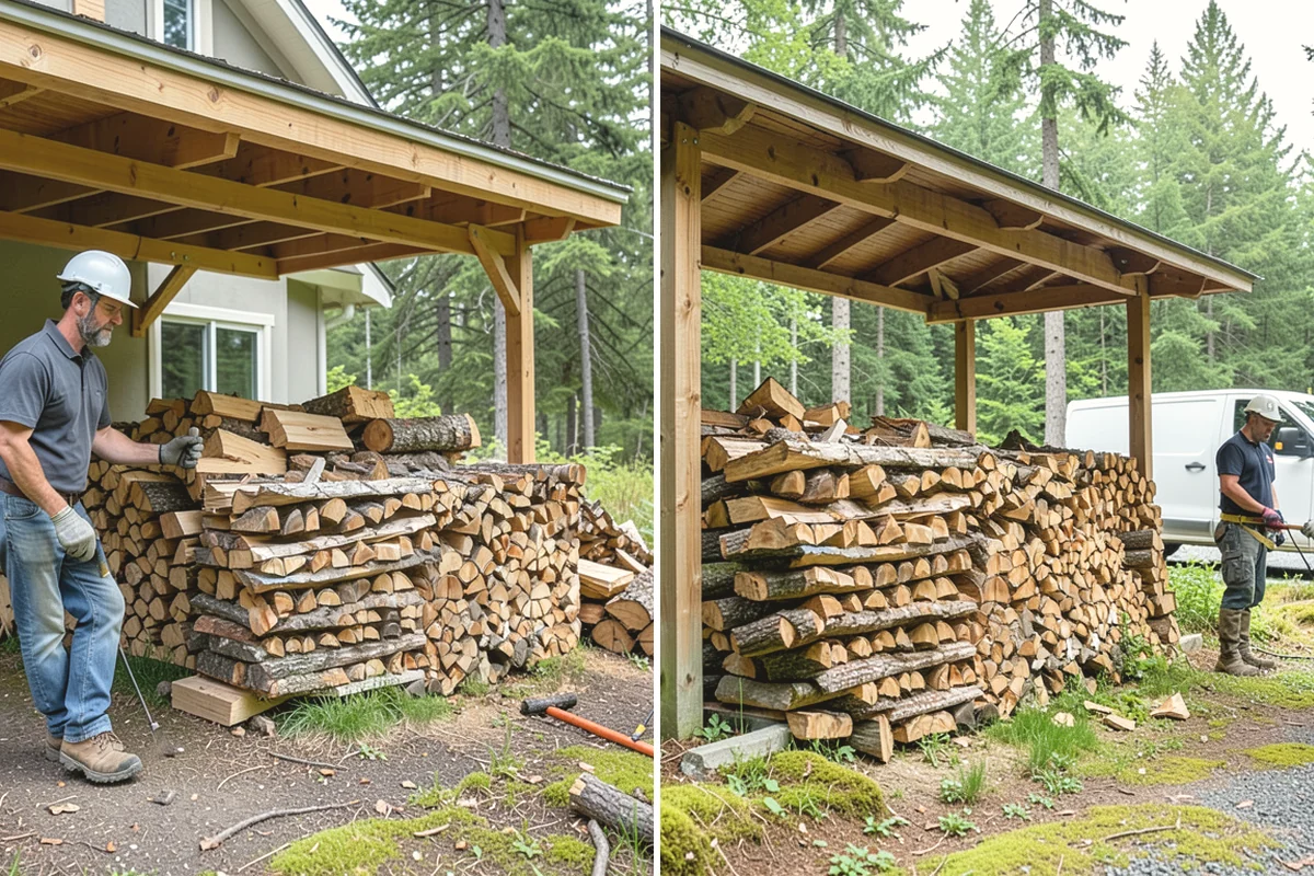 Kiln-Dried Firewood in Burlington, Skagit County, WA - Seasoned wood is loaded into our drying kiln