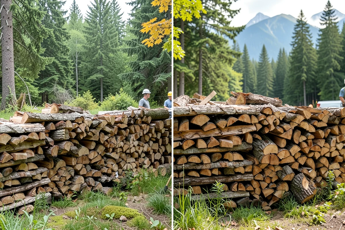 Kiln-Dried Firewood in Clyde Hill, King County, WA - Seasoned wood is loaded into our drying kiln