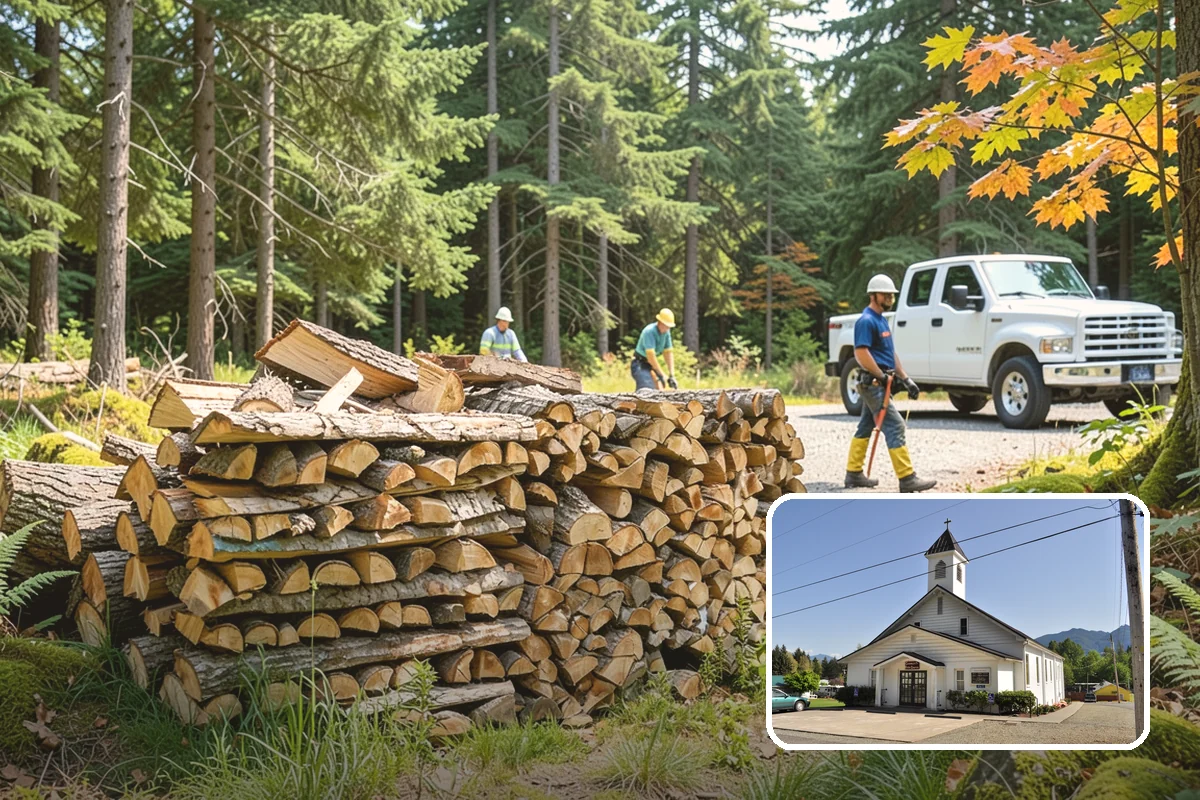 Kiln-Dried Firewood in Concrete, Skagit County, WA - Extremely low moisture for instant, reliable lighting
