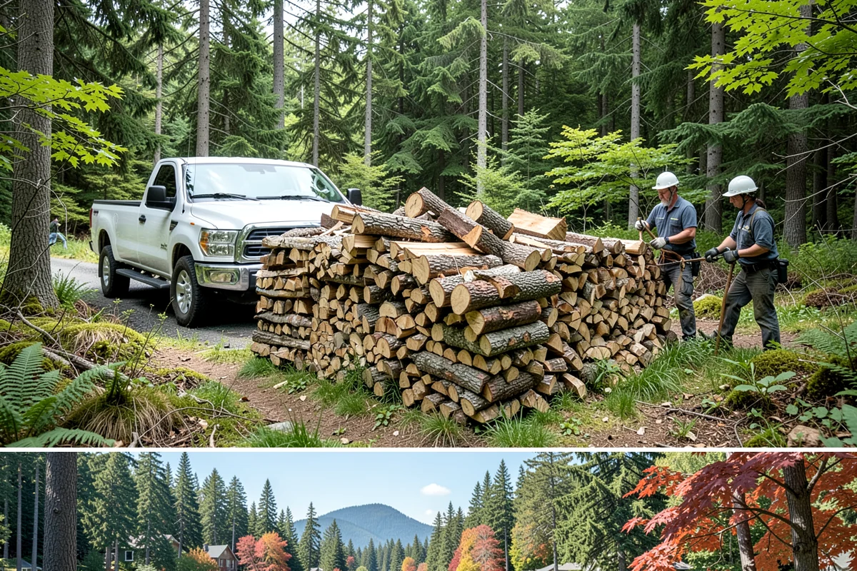 Kiln-Dried Firewood in Covington, King County, WA - Kiln-dried wood is available year-round and is especially valuable during the wettest winter months when air-dried wood struggles.