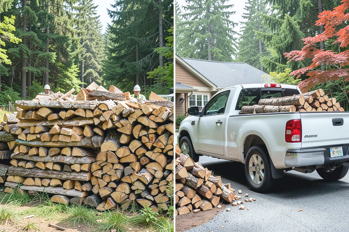Kiln-Dried Firewood in Darrington, Snohomish County, WA - Seasoned wood is loaded into our drying kiln