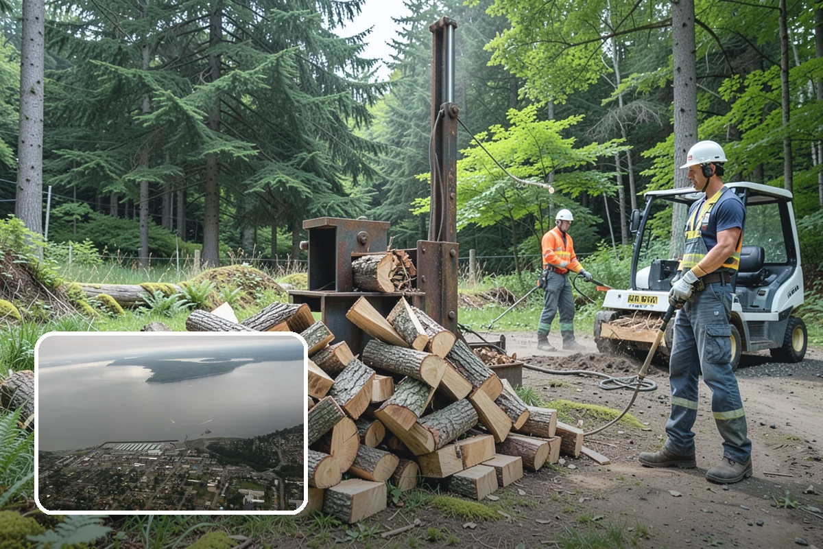 Kiln-Dried Firewood in Des Moines, King County, WA - Extremely low moisture for instant, reliable lighting