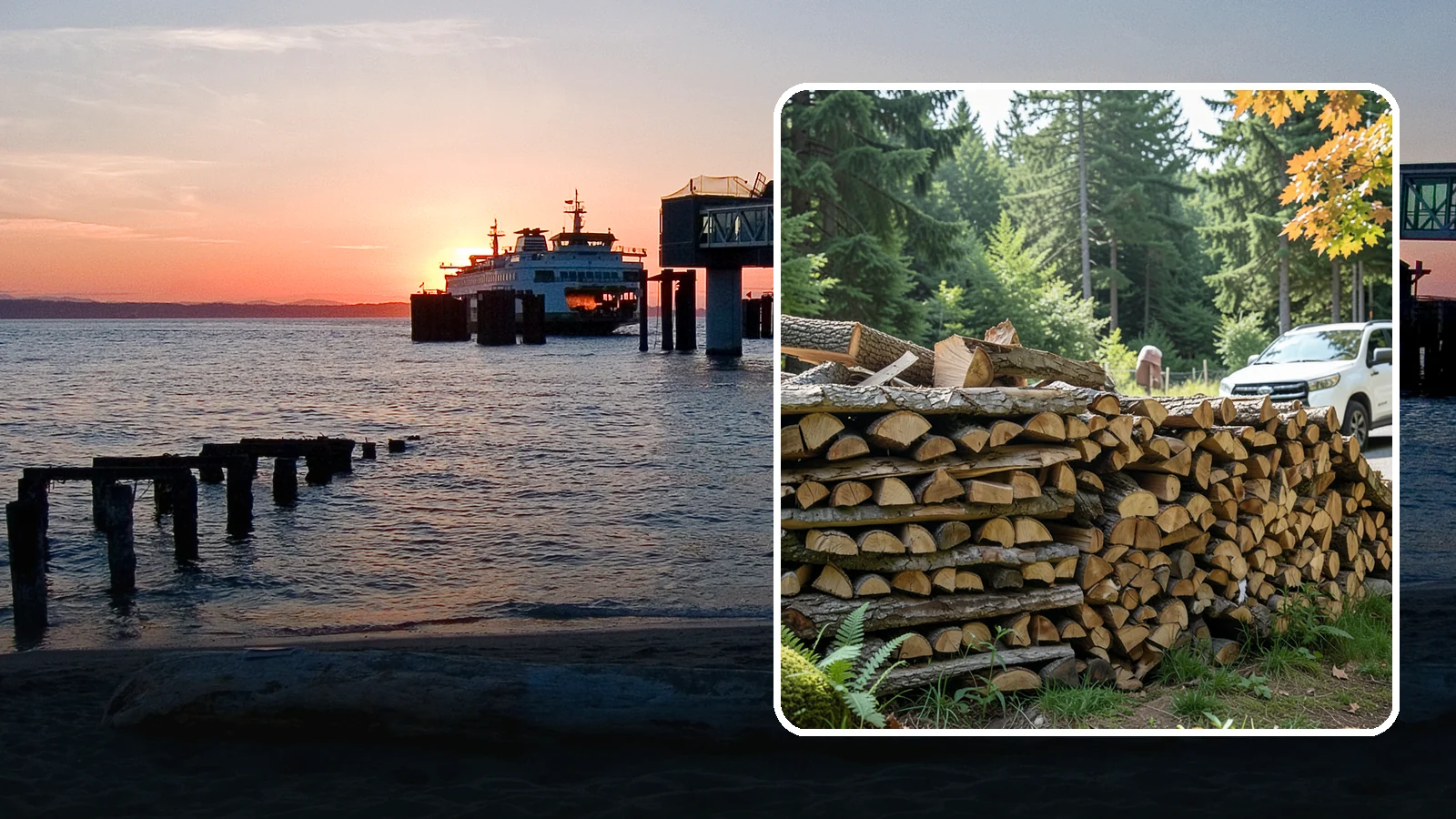 Kiln-Dried Firewood in Edmonds, Snohomish County, WA - Our kiln-dried firewood is heat-dried to a very low moisture level, so it lights instantly and burns hot even in soggy Pacific...
