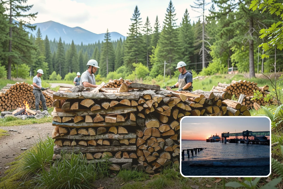 Kiln-Dried Firewood in Edmonds, Snohomish County, WA - Extremely low moisture for instant, reliable lighting