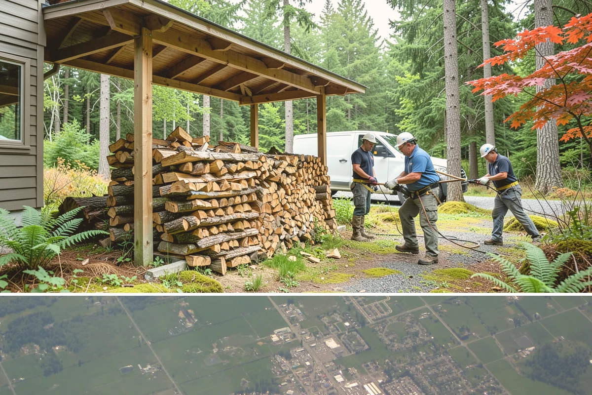 Kiln-Dried Firewood in Enumclaw, King County, WA - Kiln-dried wood is available year-round and is especially valuable during the wettest winter months when air-dried wood struggles.
