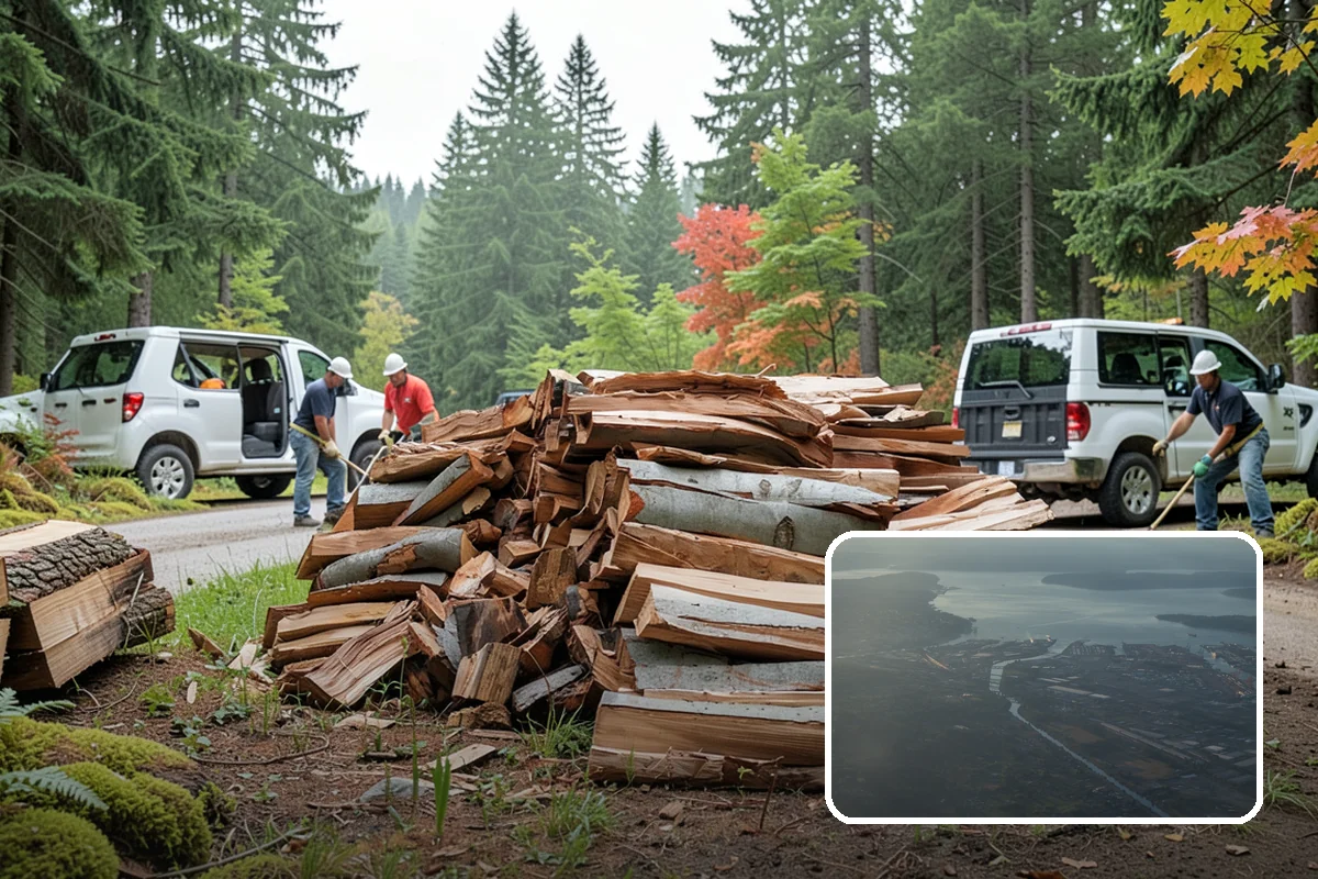 Kiln-Dried Firewood in Fife, Pierce County, WA - Extremely low moisture for instant, reliable lighting