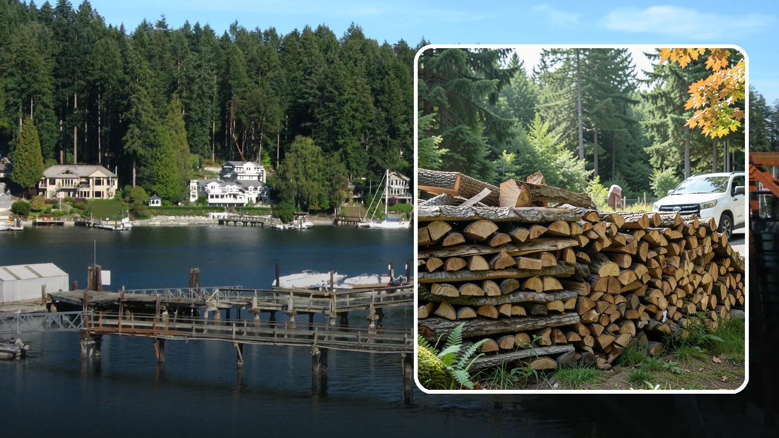 Kiln-Dried Firewood in Gig Harbor, Pierce County, WA - Our kiln-dried firewood is heat-dried to a very low moisture level, so it lights instantly and burns hot even in soggy Pacific...