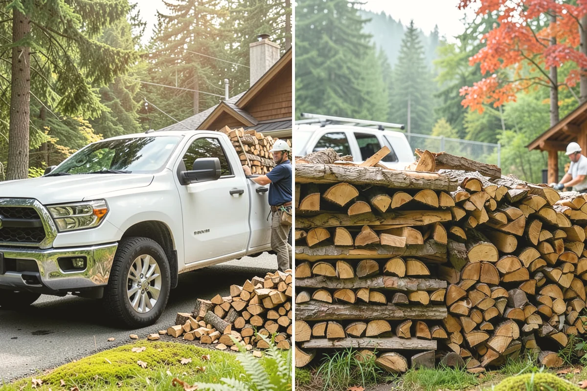 Kiln-Dried Firewood in Issaquah, King County, WA - Seasoned wood is loaded into our drying kiln