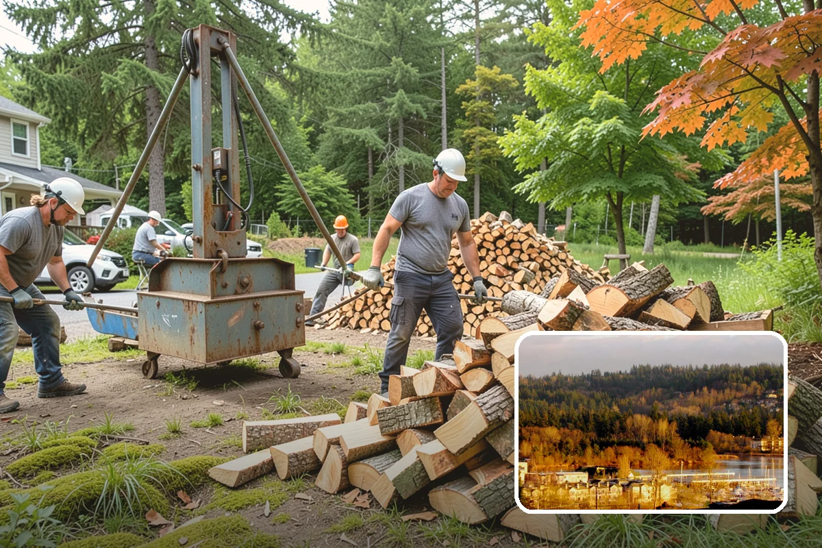 Kiln-Dried Firewood in Kenmore, King County, WA - Extremely low moisture for instant, reliable lighting