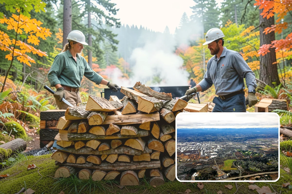 Kiln-Dried Firewood in Kent, King County, WA - Extremely low moisture for instant, reliable lighting