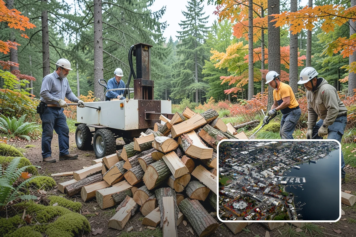 Kiln-Dried Firewood in Kirkland, King County, WA - Extremely low moisture for instant, reliable lighting