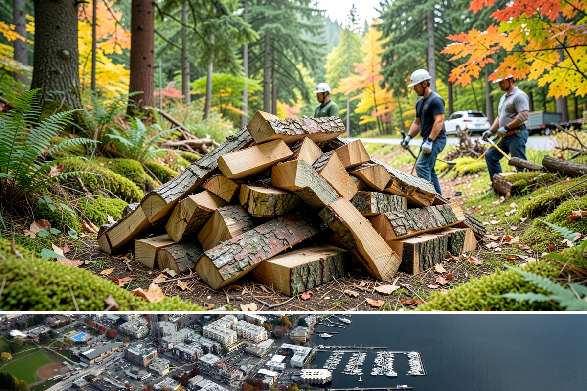 Kiln-Dried Firewood in Kirkland, King County, WA - Kiln-dried wood is available year-round and is especially valuable during the wettest winter months when air-dried wood struggles.