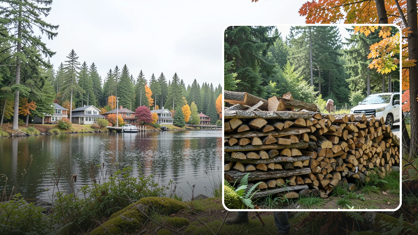 Kiln-Dried Firewood in La Conner, Skagit County, WA - Our kiln-dried firewood is heat-dried to a very low moisture level, so it lights instantly and burns hot even in soggy Pacific...