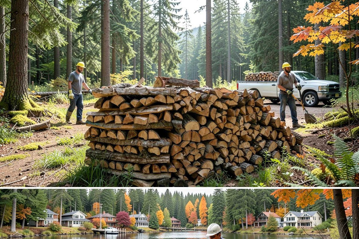 Kiln-Dried Firewood in La Conner, Skagit County, WA - Kiln-dried wood is available year-round and is especially valuable during the wettest winter months when air-dried wood struggles.