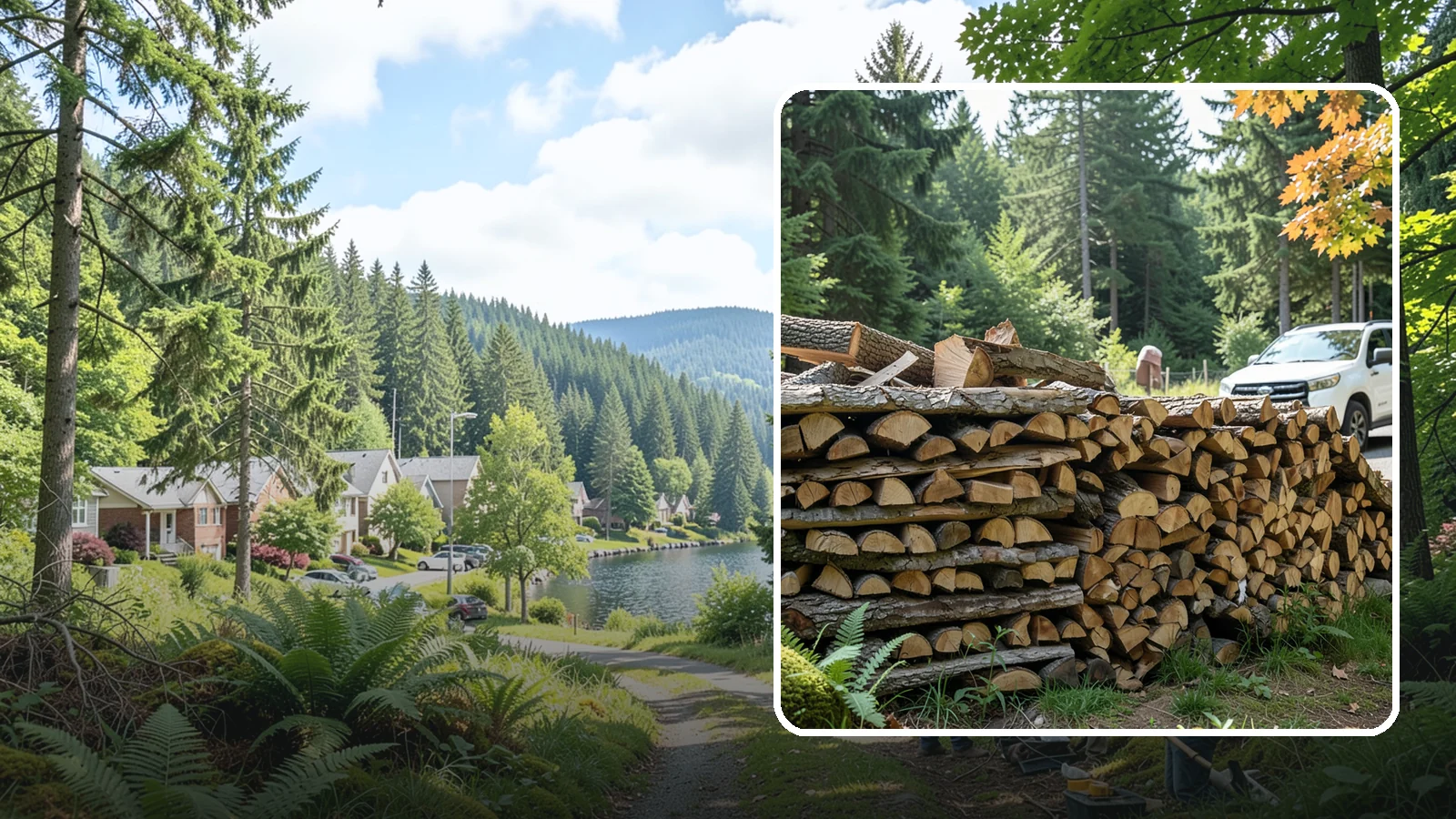 Kiln-Dried Firewood in Lake Forest Park, King County, WA - Our kiln-dried firewood is heat-dried to a very low moisture level, so it lights instantly and burns hot even in soggy Pacific...